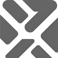 Минималистичный абстрактный логотип компании Вариант ЗВД в серых тонах на белом фоне
